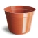 Plastic pot "Pasek", terra color, 30×24 cm
