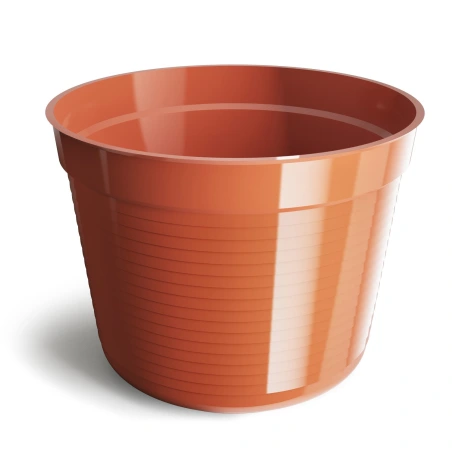 Plastikinis vazonas „Pasek“, terra spalvos, 30×24 cm