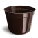 Plastic pot "Pasek", brown, 30×24 cm