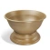 Plastic pot, 26×16 cm, gold color