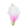 Artificial calla lilies, 9 cm, cream-pink color, 1 pack - 12 pcs.