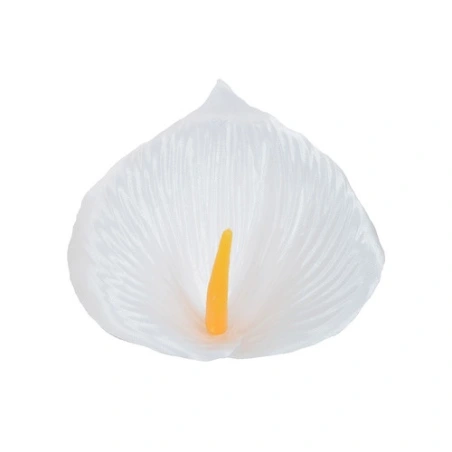 Artificial calla lilies, 12 cm, white, 1 pack - 24 pcs.