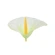 Artificial calla lilies, 12 cm, white-green color, 1 pack - 24 pcs.