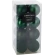 Christmas tree toys, 8 cm, green color, 1 pack - 16 pcs.