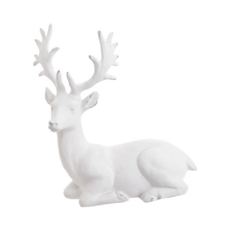 Briedis, 34 × 31,5 cm, balts