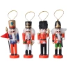 Wooden pendants - snap hook, 3.2×3.2×13 cm, 1 pack - 4 pcs.