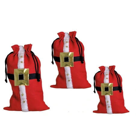 Christmas jute bag