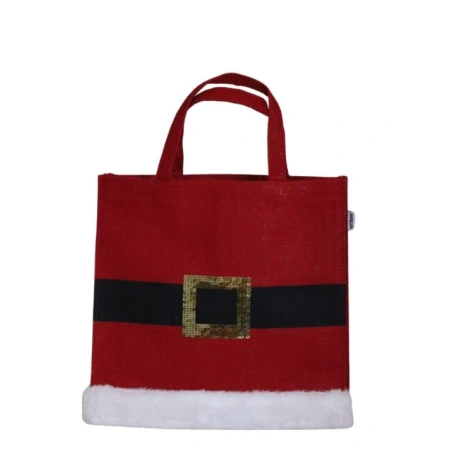 Christmas jute bag