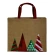 Christmas jute bag, 28×33×10 cm