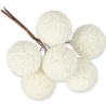 White berries, 1 sprig - 6 pcs.