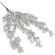 Silver-colored berry branch, 30 cm
