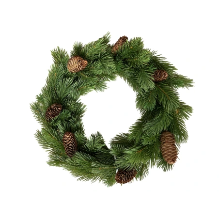 Wreath with pine cones, Ø 37 cm