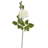 Artificial rose, 67 cm, white