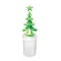 LED Christmas tree insert with batteries, 15.5 cm, green