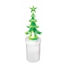 LED Kalėdinės eglutės įdėklas su baterijomis, 15,5 cm, žalios spalvos