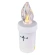 LED insert with flame effects and batteries, 10.5×4.5 cm