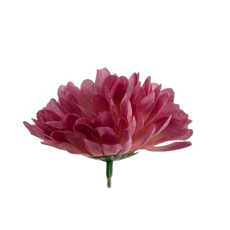 Artificial chrysanthemum flowers, 9.5×6 cm, pinkish-purple color, 1 pack - 12 pcs.