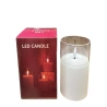 LED candle, 7.5×12 cm