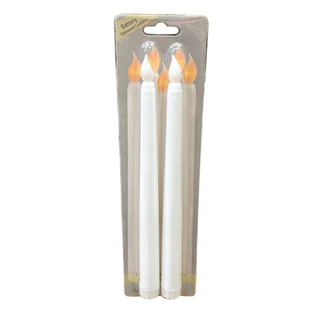LED sveces, 27 cm, 1 iepakojums - 2 gab.