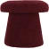 FOOTSTOOL MUSHROOM BURGUNDY, 43 cm