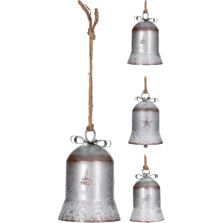BELL HANGING DECO 21CM 3ASS