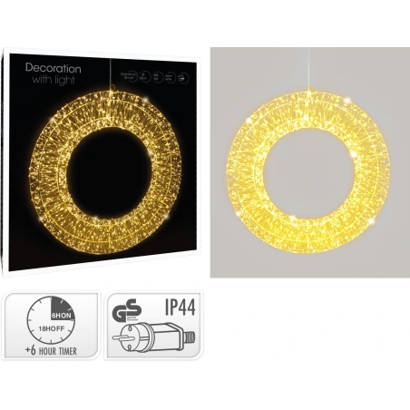 LED gredzens, 38 cm