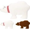 CUSHION POLAR BEAR 65CM 2ASS