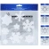 WINDOW STICKER SNOWFLAKE 9PCS