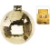 WALL DECO 28X32X13CM GOLD