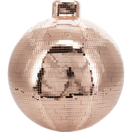 MIRROR BALL 28X32X13CM ROSE GOLD