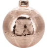 MIRROR BALL 28X32X13CM ROSE GOLD