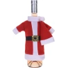WINE BOTTLE SANTA COAT RED WHI