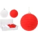 XMAS BALL 80MM KNITTED DESIGN