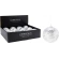 XMAS BALL 100MM GLITTER SILVER