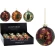 XMAS BALL GLASS 80MM ACRON 3AS