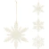 SNOWFLAKE HANGDECO GOLD 11.8CM