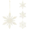 SNOWFLAKE HANGDECO GOLD 11.8CM