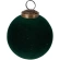 XMAS BALL 80MM GLASS GREEN