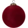 XMAS BALL 150MM GLASS RED