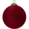 XMAS BALL 150MM GLASS RED