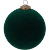 XMAS BALL 150MM GLASS GREEN