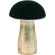 MUSHROOM 9CM GLASS GREEN