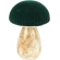 MUSHROOM 13CM GLASS GREEN