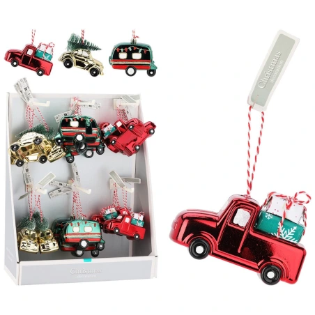 HANG DECO CAR 10X3X6CM 3ASS