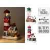 XMAS LIGHT TOWER 29CM LED 2ASS