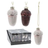 ACORN HANGDECO SET6 2ASS CLR