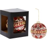 XMAS BALL GLASS 100MM 2ASS