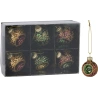 XMAS BALL GLASS 40MM S6SS