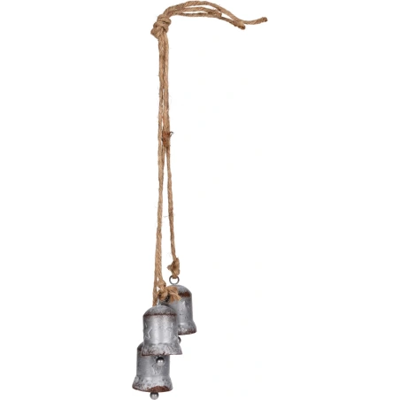 BELLS HANGING DECO 3PCS 6CM