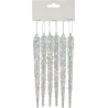 ICICLE HANGDECO IRI 6PS 25 CM